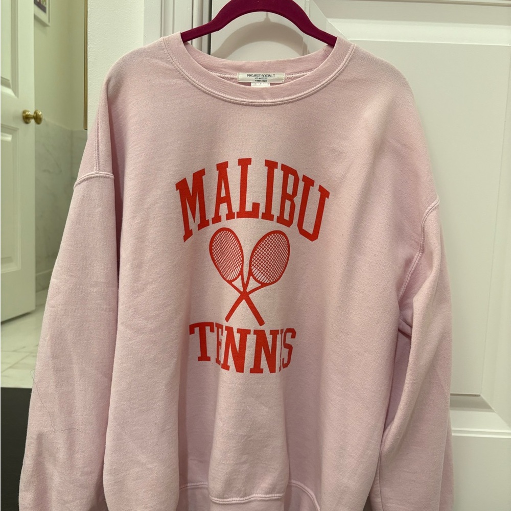Project Social T Light Pink Crewneck Sweatshirt